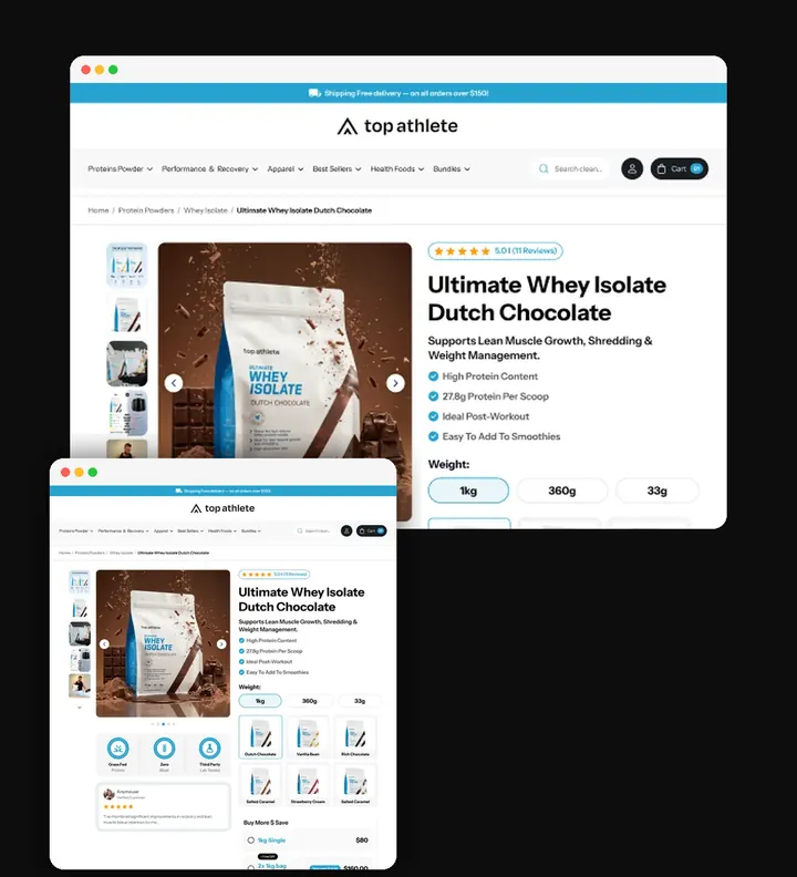 Top Athlete website by TechGenix IT