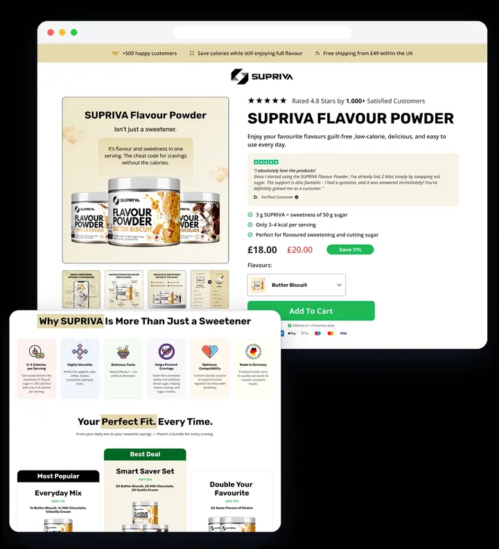SUPRIVA website by TechGenix IT